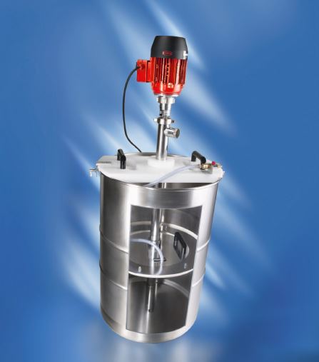 drum emptying system