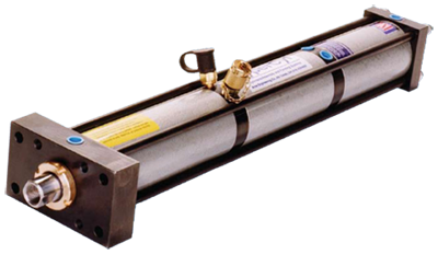 hydra-pneumatic cylinders
