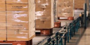 industrial accumulating conveyor