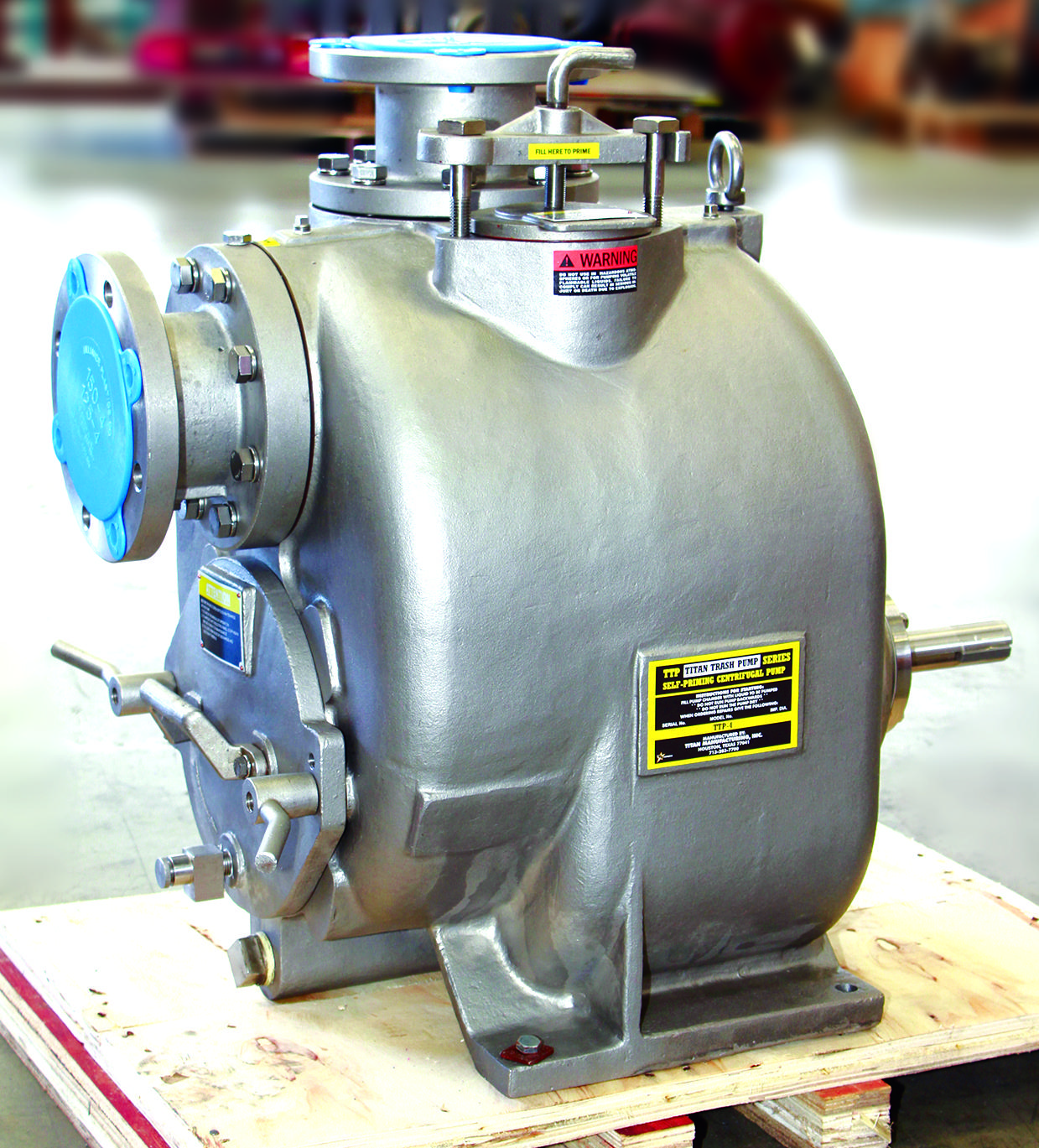 self-priming trash pumps