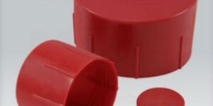 threaded plastic caps